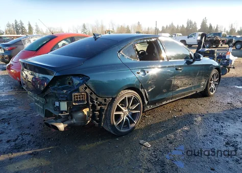 2022 Genesis G70 2.0T Rwd из США, поврежденный, VIN KMTG34TA7NU089844